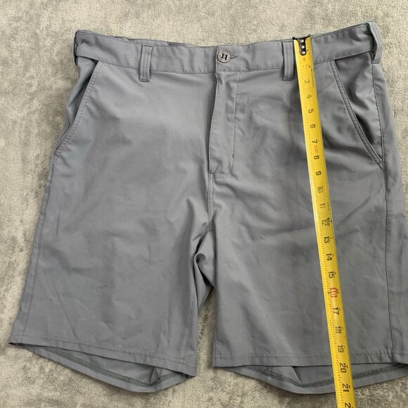 HUK Pursuit Shorts Mens XL Gray Stretch Performance Fishing Outdoor Gorpcore 8” - Picture 2 of 9